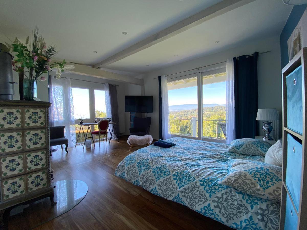 Petite Maison A L'Oree Des Bois Vue Magnifique Sur Le Lac Zenitude Et Plenitude Belmont-sur-Lausanne Eksteriør bilde